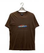 PS Paul SmithＰＳポールスミス）の古着「プリントTシャツ」｜ブラウン