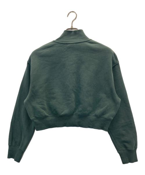 NIKE（ナイキ）NIKE (ナイキ) W PHNX FLC QZ CROP グリーン サイズ:Ⅿの古着・服飾アイテム