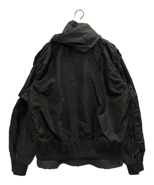NIKE（ナイキ）NIKE (ナイキ) sacai (サカイ) NRG LAYERED JKT ブラック サイズ:Ⅿの古着・服飾アイテム