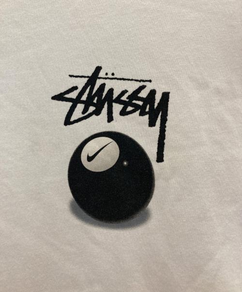 NIKE（ナイキ）NIKE (ナイキ) stussy (ステューシー) NRG FL SS 8BALL TEE ホワイト サイズ:Mの古着・服飾アイテム