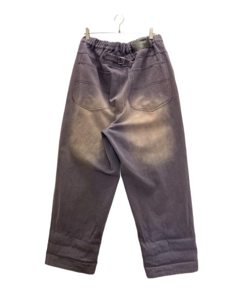 ballsy（ballsy）ballsy (ballsy) Vintage processing wide work pants パープル サイズ:Ⅼの古着・服飾アイテム