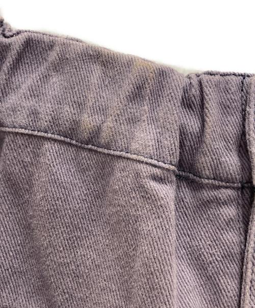 ballsy（ballsy）ballsy (ballsy) Vintage processing wide work pants パープル サイズ:Ⅼの古着・服飾アイテム