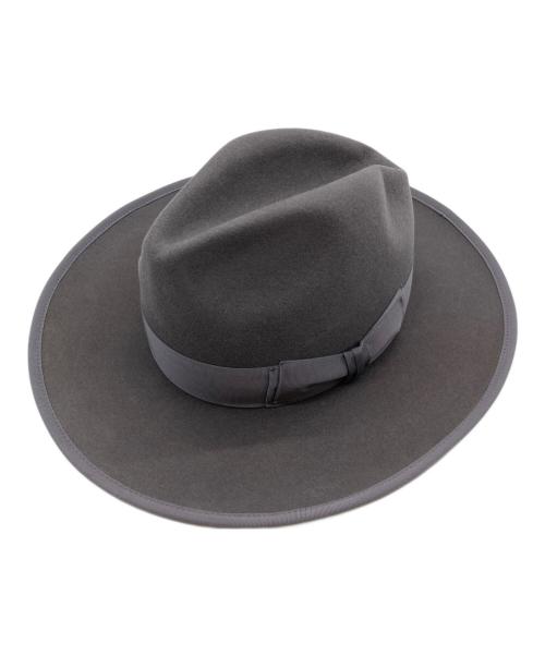 STETSON（ステットソン）STETSON (ステットソン) ハット グレー サイズ:58㎝の古着・服飾アイテム