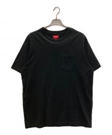 SUPREME（シュプリーム）の古着「laser cut S logo poket tee」｜ブラック