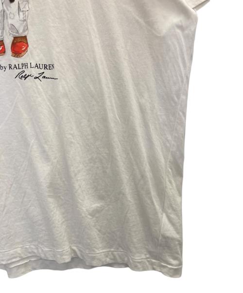 POLO RALPH LAUREN（ポロ・ラルフローレン）POLO RALPH LAUREN (ポロ・ラルフローレン) ポロベアプリントTee ホワイト サイズ:Ｌの古着・服飾アイテム