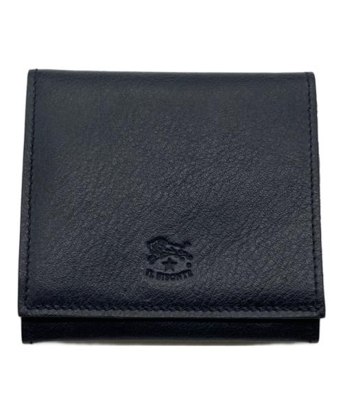 IL BISONTE（イル ビゾンテ）IL BISONTE (イル ビゾンテ) レザーウォレット ネイビーの古着・服飾アイテム