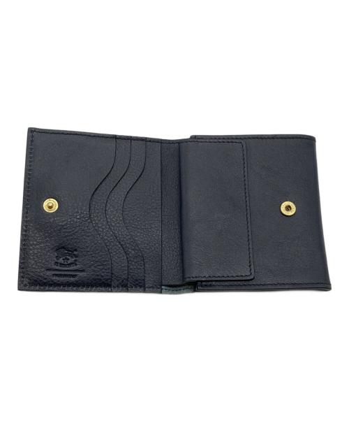IL BISONTE（イル ビゾンテ）IL BISONTE (イル ビゾンテ) レザーウォレット ネイビーの古着・服飾アイテム