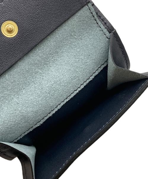 IL BISONTE（イル ビゾンテ）IL BISONTE (イル ビゾンテ) レザーウォレット ネイビーの古着・服飾アイテム
