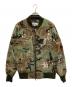 Reason clothing（リーズン・クロージング）の古着「スプラッシュウッドランドカモフライトジャケット」｜オリーブ