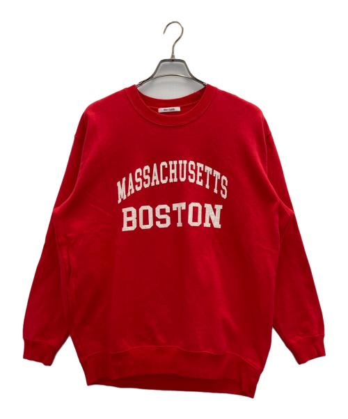 Whim Gazette（ウィムガゼット）Whim Gazette (ウィムガゼット) スーベニアスウェット レッド サイズ:FREEの古着・服飾アイテム