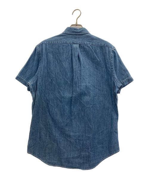 POLO RALPH LAUREN（ポロ・ラルフローレン）POLO RALPH LAUREN (ポロ・ラルフローレン) 半袖シャツ インディゴ サイズ:Mの古着・服飾アイテム