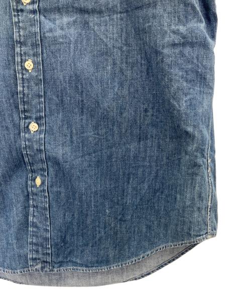 POLO RALPH LAUREN（ポロ・ラルフローレン）POLO RALPH LAUREN (ポロ・ラルフローレン) 半袖シャツ インディゴ サイズ:Mの古着・服飾アイテム