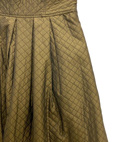 Apuweiser-riche（アプワイザーリッシェ）Apuweiser-riche (アプワイザーリッシェ) ハイウエストキルティングスカート カーキ サイズ:1 未使用品の古着・服飾アイテム