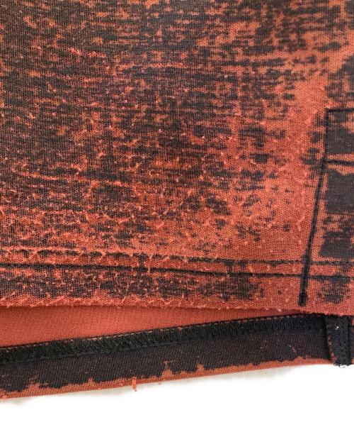 DIESEL（ディーゼル）DIESEL (ディーゼル) ロゴロングスリーブカットソー レッド サイズ:SIZE Lの古着・服飾アイテム