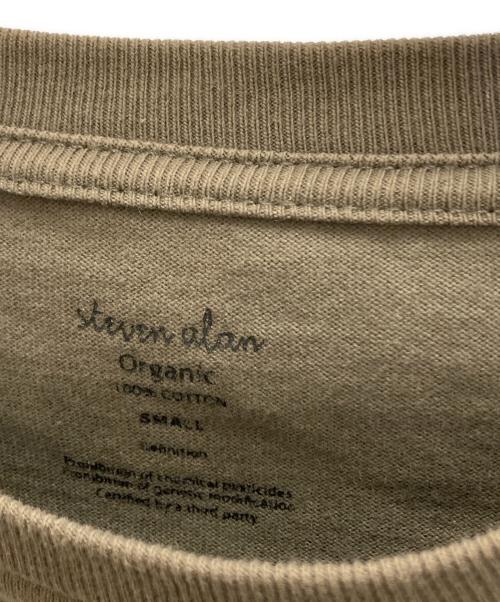 STEVEN ALAN（スティーブンアラン）STEVEN ALAN (スティーブンアラン) コットンＴシャツ カーキ サイズ:Sの古着・服飾アイテム