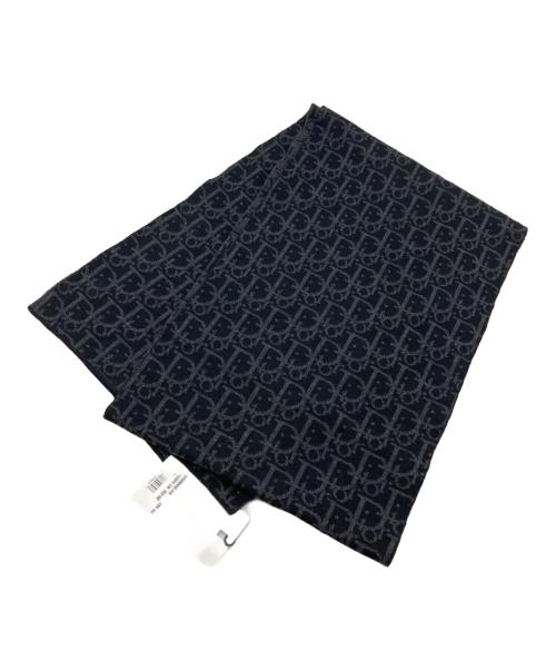 DIOR HOMME（ディオール オム）DIOR HOMME (ディオール オム) トロッターウールスカーフ ブラックの古着・服飾アイテム