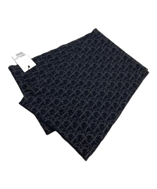 DIOR HOMME（ディオール オム）DIOR HOMME (ディオール オム) トロッターウールスカーフ ブラックの古着・服飾アイテム