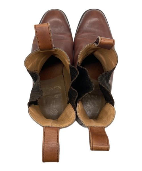 YANKO（ヤンコ）YANKO (ヤンコ) サイドゴアブーツ ブラウン サイズ:8の古着・服飾アイテム