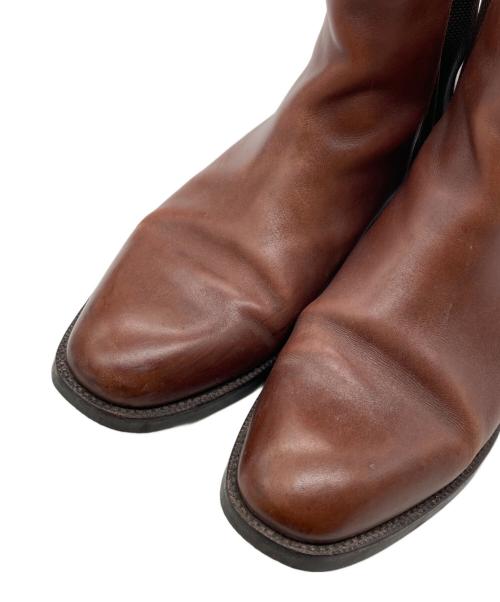 YANKO（ヤンコ）YANKO (ヤンコ) サイドゴアブーツ ブラウン サイズ:8の古着・服飾アイテム