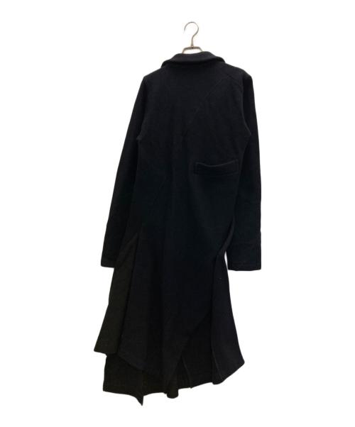 COMME des GARCONS COMME des GARCONS（コムデギャルソン コムデギャルソン）COMME des GARCONS COMME des GARCONS (コムデギャルソン コムデギャルソン) 捻れウールチェスターコート ネイビー サイズ:Ⅼの古着・服飾アイテム