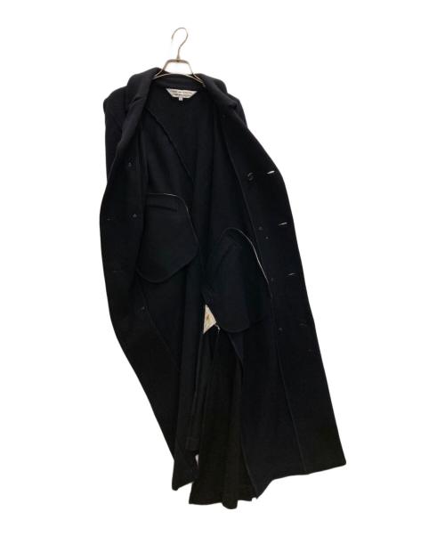 COMME des GARCONS COMME des GARCONS（コムデギャルソン コムデギャルソン）COMME des GARCONS COMME des GARCONS (コムデギャルソン コムデギャルソン) 捻れウールチェスターコート ネイビー サイズ:Ⅼの古着・服飾アイテム