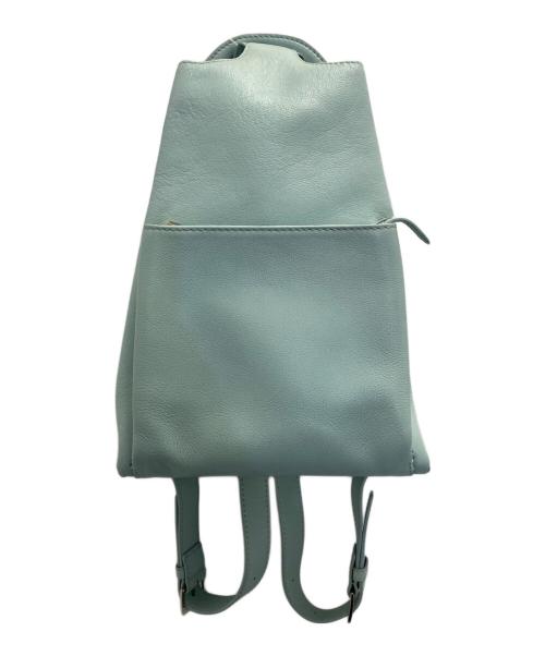 MOTHERHOUSE（マザーハウス）MOTHERHOUSE (マザーハウス) レザーリュック スカイブルーの古着・服飾アイテム