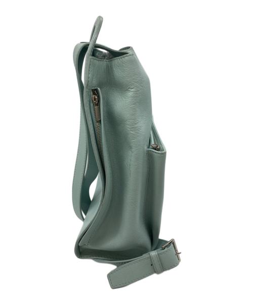 MOTHERHOUSE（マザーハウス）MOTHERHOUSE (マザーハウス) レザーリュック スカイブルーの古着・服飾アイテム