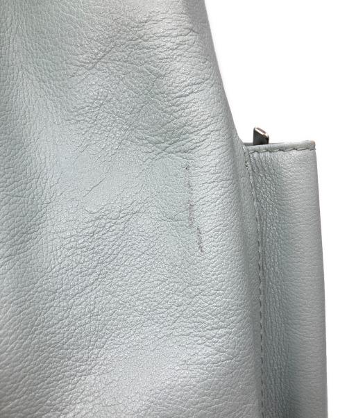 MOTHERHOUSE（マザーハウス）MOTHERHOUSE (マザーハウス) レザーリュック スカイブルーの古着・服飾アイテム