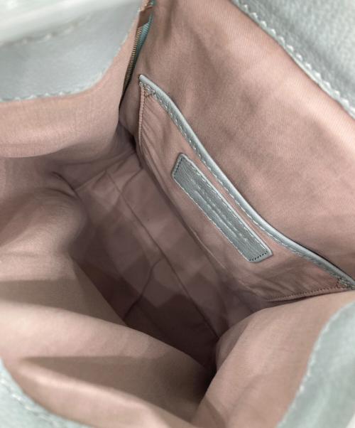 MOTHERHOUSE（マザーハウス）MOTHERHOUSE (マザーハウス) レザーリュック スカイブルーの古着・服飾アイテム