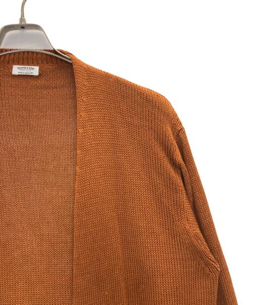 MAATEE&SONS（マーティーアンドサンズ）MAATEE&SONS (マーティーアンドサンズ) NO/B CARDIGAN ブラウン サイズ:SIZE2の古着・服飾アイテム