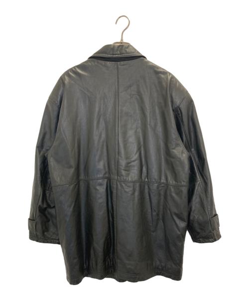 LOLDANTHONY（ロードアンソニー）LOLDANTHONY (ロードアンソニー) カウレザーコート ブラック サイズ:Lの古着・服飾アイテム