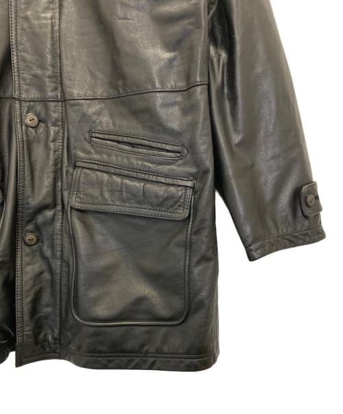 LOLDANTHONY（ロードアンソニー）LOLDANTHONY (ロードアンソニー) カウレザーコート ブラック サイズ:Lの古着・服飾アイテム