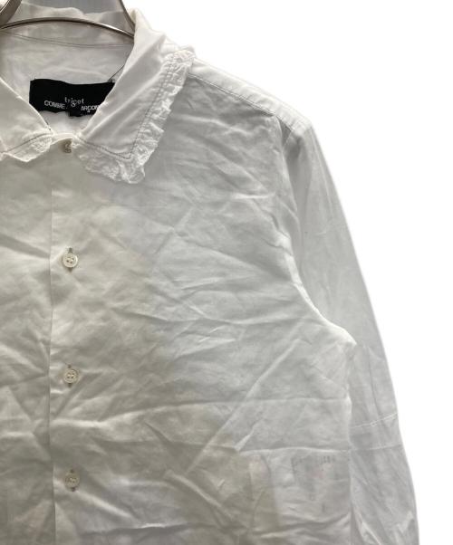 tricot COMME des GARCONS（トリココムデギャルソン）tricot COMME des GARCONS (トリココムデギャルソン) レースカラーブラウス ホワイト サイズ:Sの古着・服飾アイテム