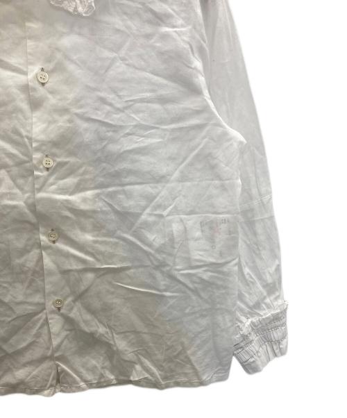 tricot COMME des GARCONS（トリココムデギャルソン）tricot COMME des GARCONS (トリココムデギャルソン) レースカラーブラウス ホワイト サイズ:Sの古着・服飾アイテム