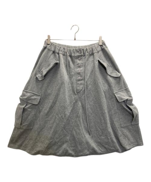 Y-3（ワイスリー）Y-3 (ワイスリー) スウェットサルエルハーフパンツ グレー サイズ:XSの古着・服飾アイテム