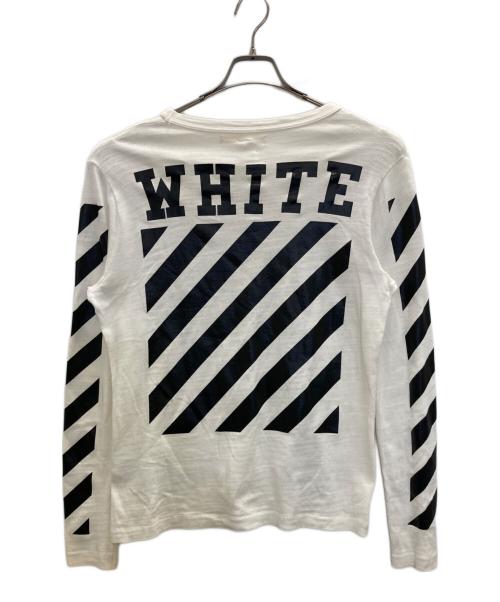 OFFWHITE（オフホワイト）OFFWHITE (オフホワイト) プリントカットソー ホワイト サイズ:SIZE Sの古着・服飾アイテム