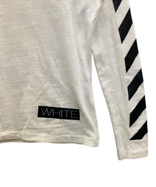OFFWHITE（オフホワイト）OFFWHITE (オフホワイト) プリントカットソー ホワイト サイズ:SIZE Sの古着・服飾アイテム