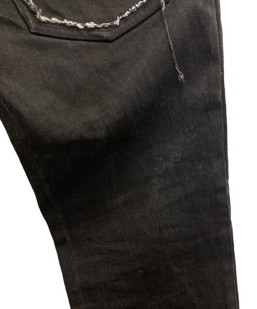 JOHN GALLIANO（ジョンガリアーノ）JOHN GALLIANO (ジョンガリアーノ) ダブルウエストドッキングデニムパンツ グレー サイズ:44の古着・服飾アイテム