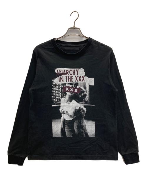 GOD SELECTION XXX（ゴッド セレクション トリプルエックス）GOD SELECTION XXX (ゴッドセレクショントリプルエックス) ロングスリーブカットソー ブラック サイズ:Sの古着・服飾アイテム