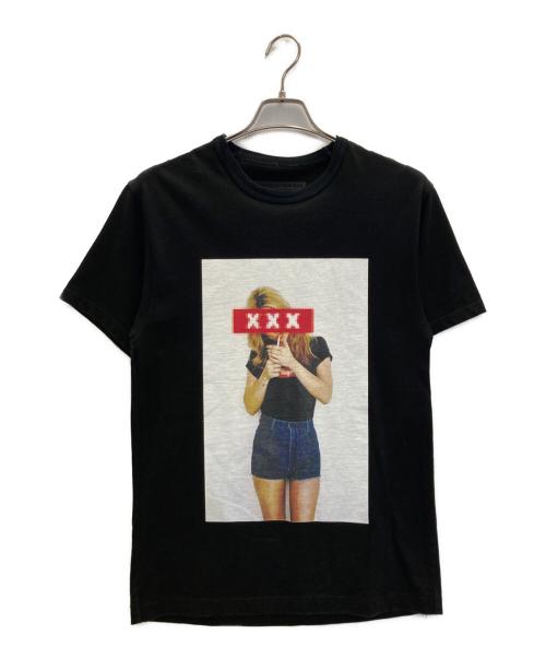 GOD SELECTION XXX（ゴッド セレクション トリプルエックス）GOD SELECTION XXX (ゴッド セレクション トリプルエックス) プリントTシャツ ブラック サイズ:Sの古着・服飾アイテム
