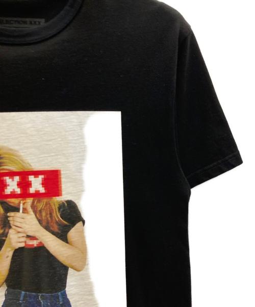 GOD SELECTION XXX（ゴッド セレクション トリプルエックス）GOD SELECTION XXX (ゴッド セレクション トリプルエックス) プリントTシャツ ブラック サイズ:Sの古着・服飾アイテム