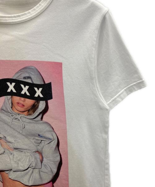 GOD SELECTION XXX（ゴッド セレクション トリプルエックス）GOD SELECTION XXX (ゴッド セレクション トリプルエックス) プリントTシャツ ホワイト サイズ:Ｍの古着・服飾アイテム