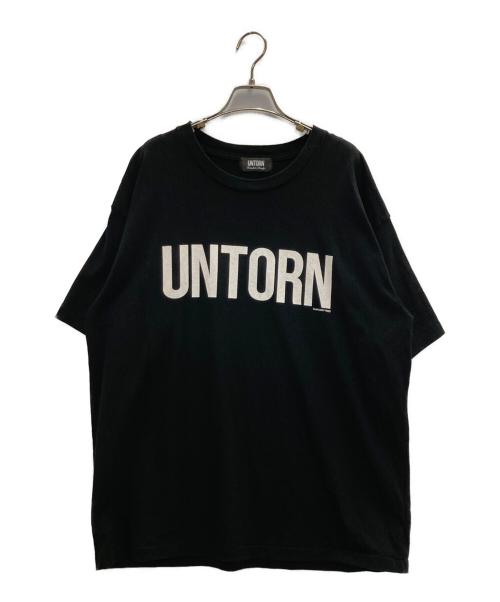 UNTORN（アントーン）UNTORN (アントーン) プリントTシャツ ブラック サイズ:Ｌの古着・服飾アイテム