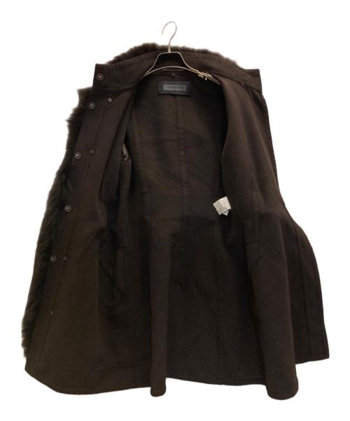 SPORT MAX（スポーツマックス）SPORT MAX (スポーツマックス) 毛皮付きコート ブラウン サイズ:38の古着・服飾アイテム