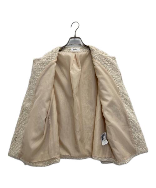Snidel（スナイデル）Snidel (スナイデル) オーバーサイズツイードジャケット ベージュ サイズ:1の古着・服飾アイテム