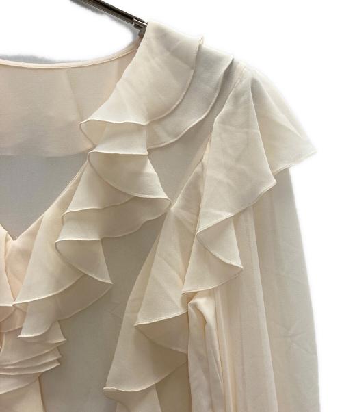 eimy istoire（エイミーイストワール）eimy istoire (エイミーイストワール) ラッフルロングドレス ベージュ サイズ:SIZE Freeの古着・服飾アイテム