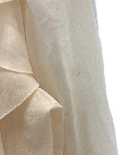 eimy istoire（エイミーイストワール）eimy istoire (エイミーイストワール) ラッフルロングドレス ベージュ サイズ:SIZE Freeの古着・服飾アイテム