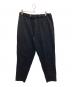 Graphpaper（グラフペーパー）の古着「easy long pants」｜ネイビー