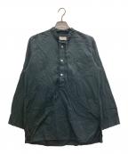 BED J.W. FORDベッドフォード）の古着「プルオーバーシャツ」｜グリーン