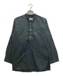 BED J.W. FORD（ベッドフォード）の古着「プルオーバーシャツ」｜グリーン